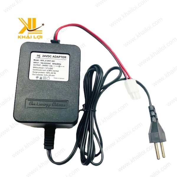 Adaptor 24V sử dụng cho hệ thống phun sương tưới lan tự động.