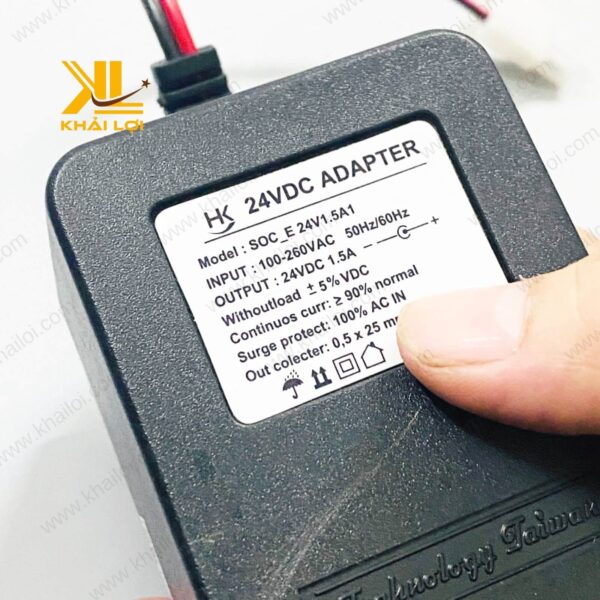 Adaptor chuyển đổi điện 220V sang 24V, chuyên dụng cho máy phun sương.