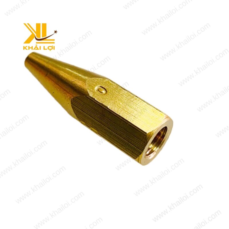 Hình ảnh chi tiết đầu béc hàn Cana với đường kính chính xác.