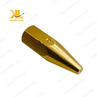 Cấu tạo béc hàn gió đá bằng đồng thau bền bỉ.