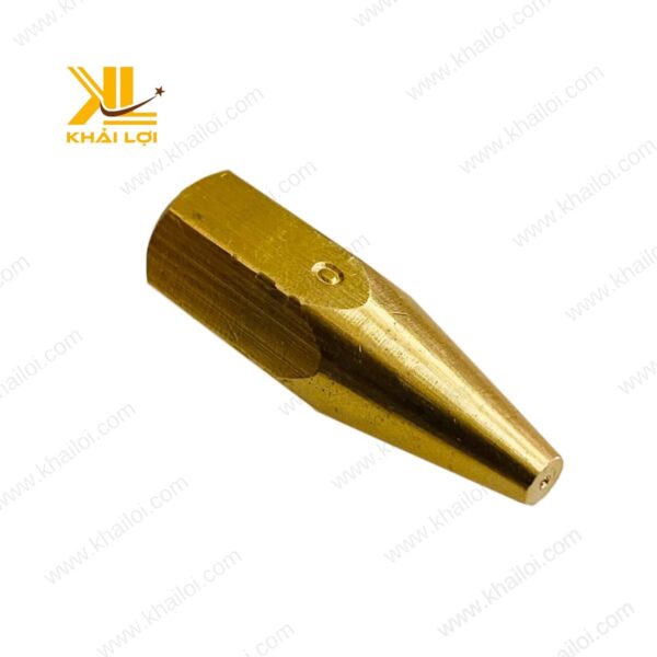 Cấu tạo béc hàn gió đá bằng đồng thau bền bỉ.