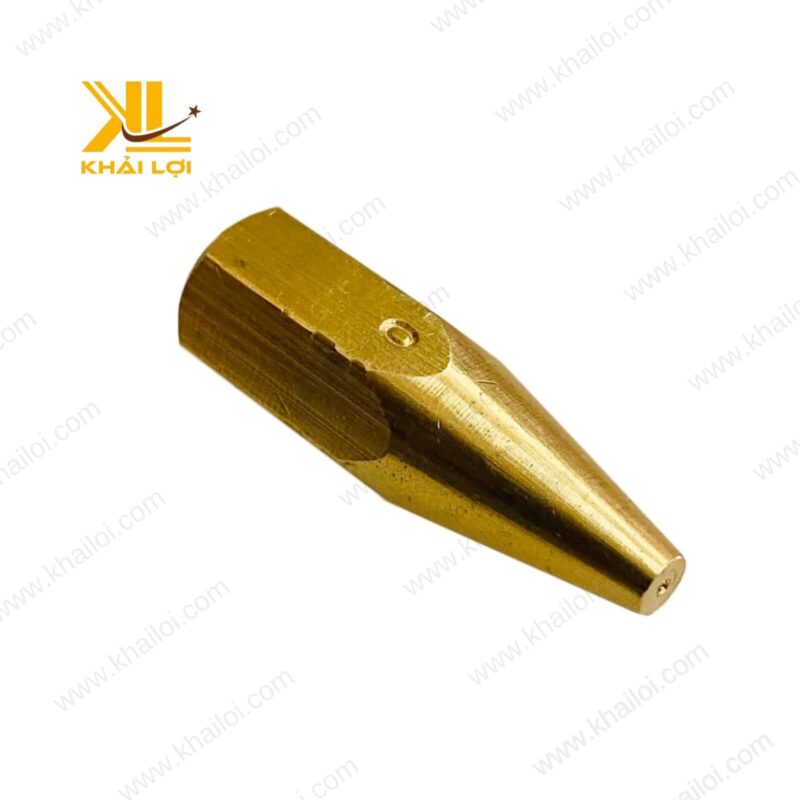 Cấu tạo béc hàn gió đá bằng đồng thau bền bỉ.
