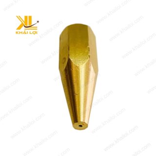 Hình ảnh béc hàn Cana với đường kính lỗ 0.5mm của Vật tư công nghiệp Khải Lợi.