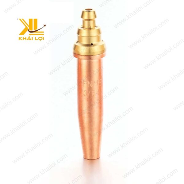 Béc cắt gas TANAKA sử dụng khí oxy-acetylene, mang lại đường cắt sắc nét.