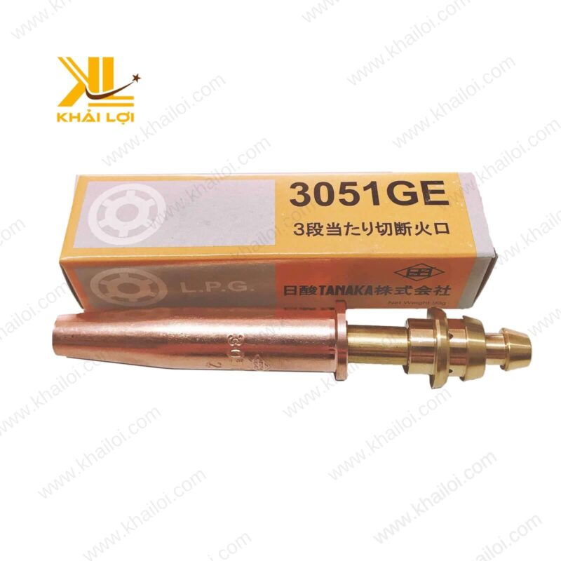 Béc cắt gas TANAKA của Vật tư công nghiệp Khải Lợi với thiết kế đồng thau bền bỉ.