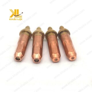 Các loại béc cắt gas với kích thước khác nhau, phù hợp nhiều nhu cầu cắt.
