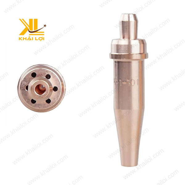 Cận cảnh béc cắt Victor thân lớn với đầu cắt chính xác, giúp tối ưu hiệu suất cắt kim loại.
