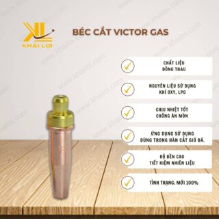 Thông số kỹ thuật béc cắt Victor gas của Vật tư công nghiệp Khải Lợi.