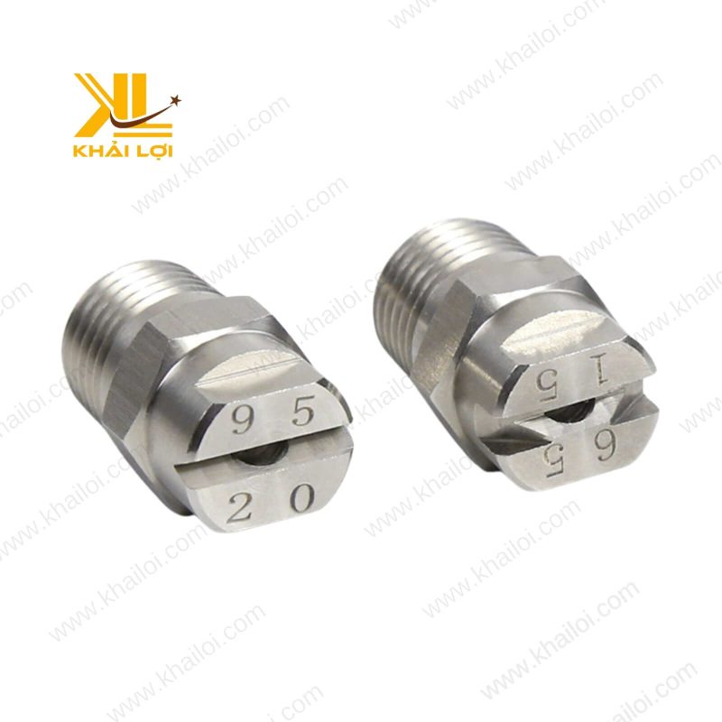Béc Inox Cánh Quạt Ren Ngoài thiết kế hiện đại.
