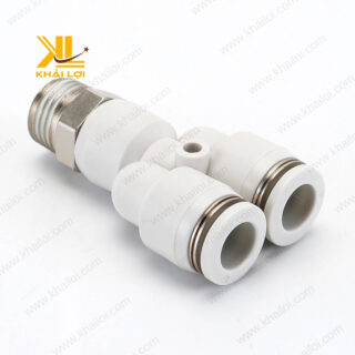 Hệ thống khí nén sử dụng chữ Y nối khí nén ren giữa JPX