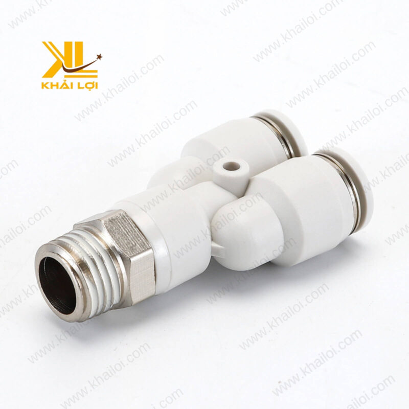 Đầu ren giữa bằng đồng của chữ Y nối khí nén JPX