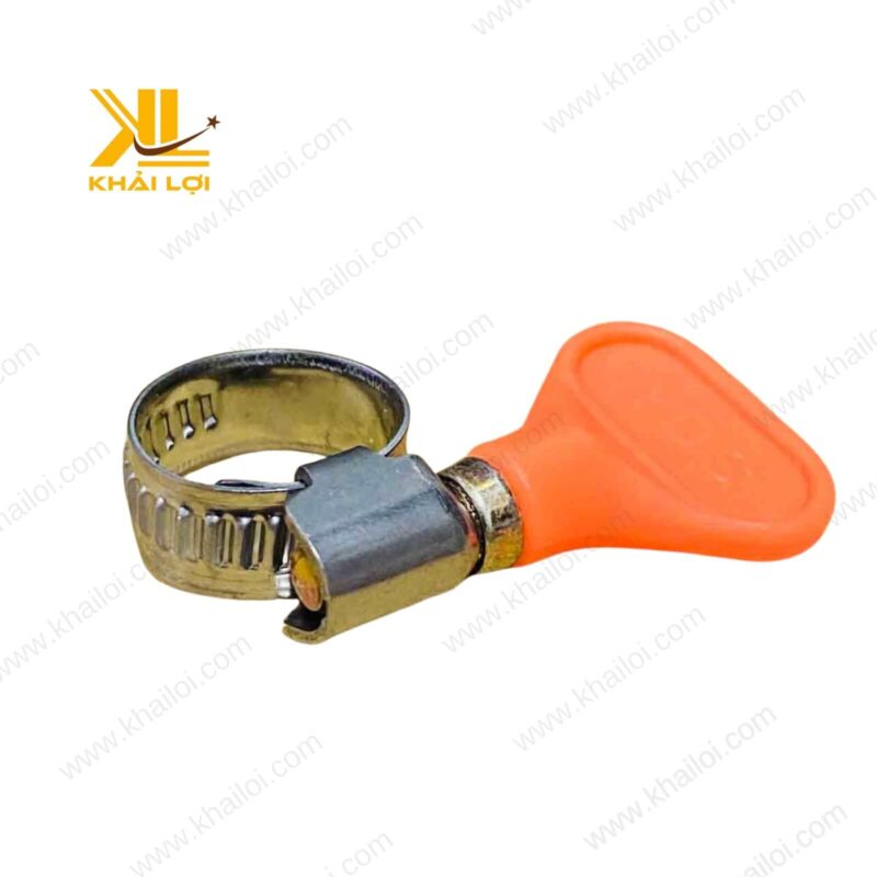 Cận cảnh thiết kế tay vặn cổ dê inox bướm Khải Lợi.