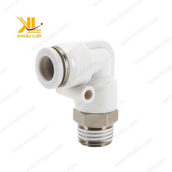 Cận cảnh co nối khí nén JPL với thiết kế chắc chắn, chịu áp suất cao.
