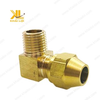Co nối góc vuông 90 độ ren ngoài và đầu flare tiện dụng từ Khải Lợi.