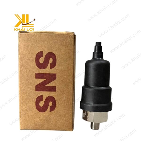Bộ công tắc SNS QPF1 đi kèm bao bì và tem sản phẩm của Khải Lợi.