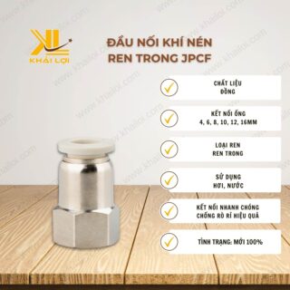 Thông số kỹ thuật Nối thẳng JPCF của Vật tư công nghiệp Khải Lợi.