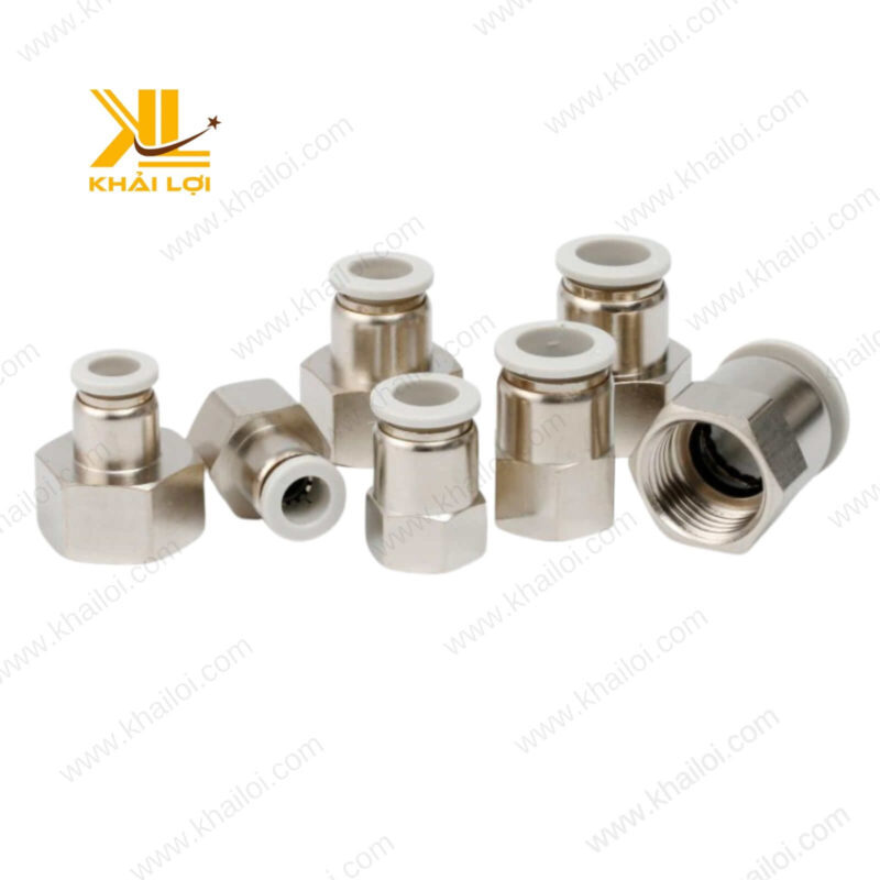 Đầu nối khí nén JPCF chất liệu đồng cao cấp, chống rò rỉ hiệu quả.