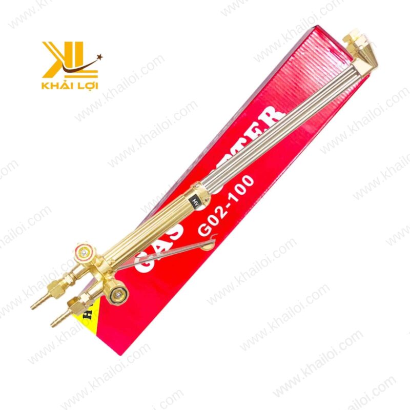 Hệ thống van điều chỉnh khí của Đèn Cắt Gió Đá ( Đỏ ) giúp kiểm soát ngọn lửa chính xác.