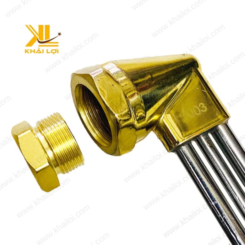 Đầu cắt của đèn cắt gió đá Takashi, giúp tạo đường cắt mịn và chính xác.