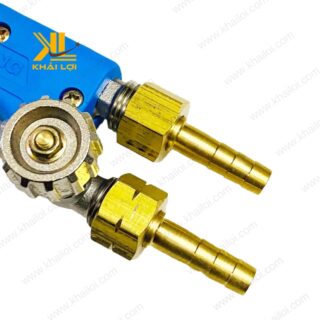 Cận cảnh đèn hàn gió đá DAESUNG với chất liệu đồng thau và nhôm bền bỉ.