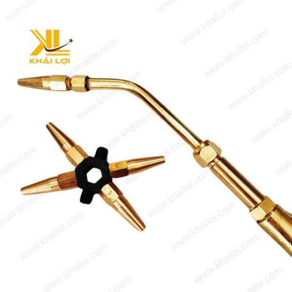 Cận cảnh đèn hàn gió đá YAMATO với thân bằng đồng thau bền bỉ, thiết kế chắc chắn.