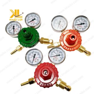 Đồng Hồ Đá YAMATO có cổng khí ra ren ngoài 17mm (ngược), đảm bảo kết nối chắc chắn.