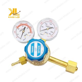 Đồng Hồ Oxy Tanaka JGR-13A có van điều chỉnh áp suất khí oxy chính xác.