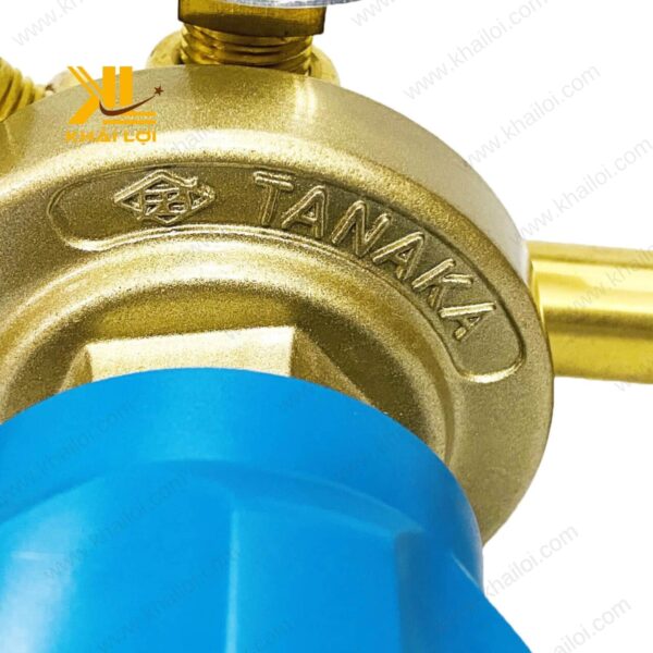 Cấu tạo chi tiết của đồng hồ oxy Tanaka Thau ZR-85 – khớp nối đồng thau 100%, vỏ nhôm nguyên chất.