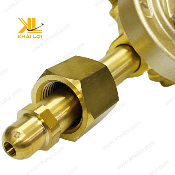 Hình ảnh mặt trước đồng hồ oxy Tanaka Thau ZR-85 với hai đồng hồ đo áp suất.