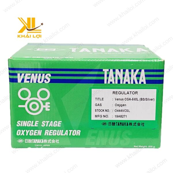 Thiết kế chắc chắn của Đồng hồ Oxy Tanaka Venus Oxy (CGA-540L), phù hợp cho ngành cơ khí và xây dựng.