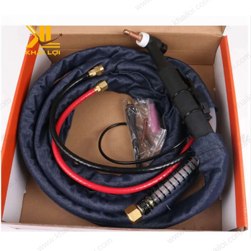 Đuốc hàn Tig WP18 Nước 350A của Vật tư công nghiệp Khải Lợi với thiết kế làm mát bằng nước.