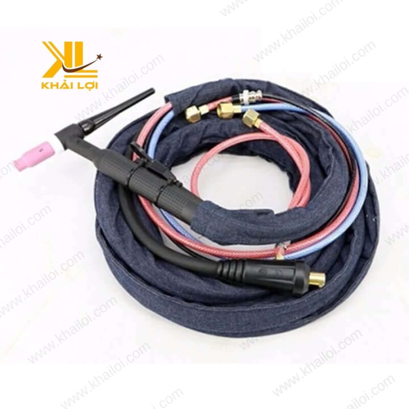 Hệ thống dây dẫn của đuốc hàn Tig WP18 với khả năng cách điện cao.