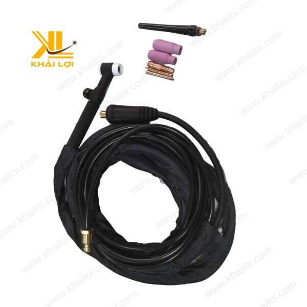 Mối hàn inox đẹp, không xỉ, không bắn tóe bằng đuốc hàn Tig WP26 hơi 350A của Vật tư công nghiệp Khải Lợi.