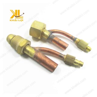 Đuôi nối dây đuốc hàn TIG bằng đồng thau của Vật tư công nghiệp Khải Lợi.