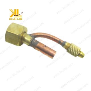 Thiết kế đuôi nối TIG ren ngoài giúp kết nối nhanh với dây dẫn khí.