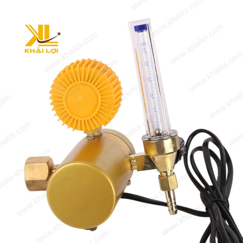 Van chỉnh khí đồng hồ Argon kết hợp với bộ điều áp, giúp tối ưu quá trình hàn TIG, MIG.
