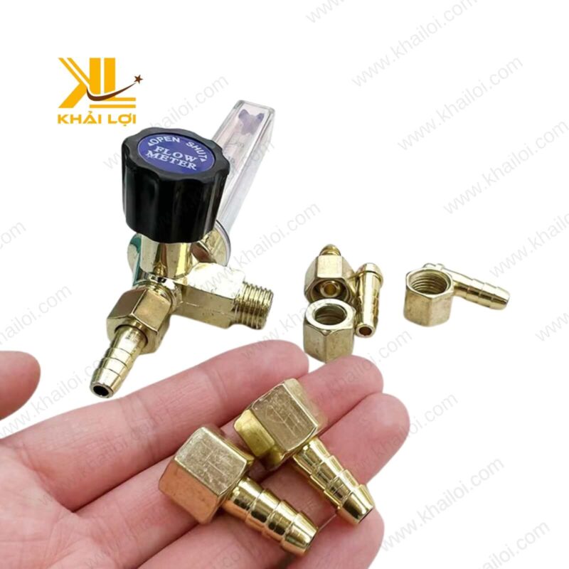 Lưu lượng kế Argon của Vật tư công nghiệp Khải Lợi với thiết kế nhỏ gọn, dễ dàng lắp đặt.