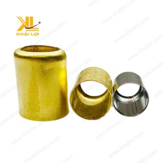 Ly thau đồng thau thiết kế dạng chén tiện dụng.