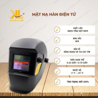 Thông số kỹ thuật mặt nạ hàn điện tử của Vật tư công nghiệp Khải Lợi