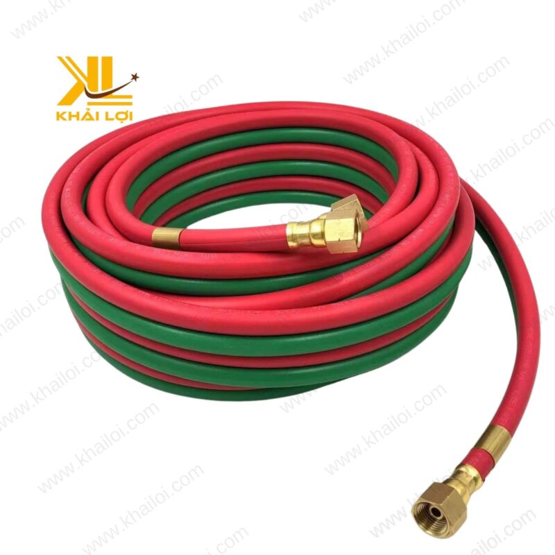 Ống Gió Đá GOFLEX Hàn Quốc xanh – đỏ chuyên dụng cho khí OXY và LPG.