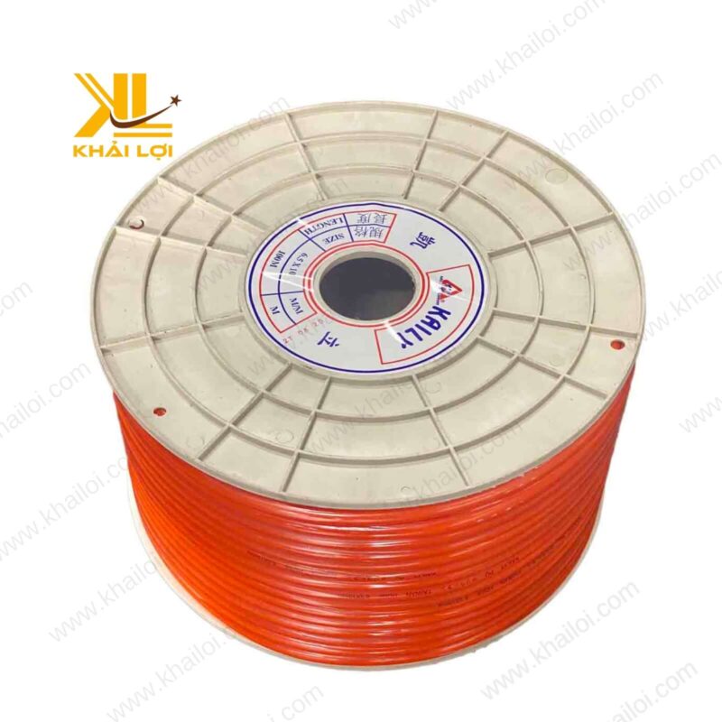 Ống PU KAILY màu cam chất lượng cao dùng cho khí nén.