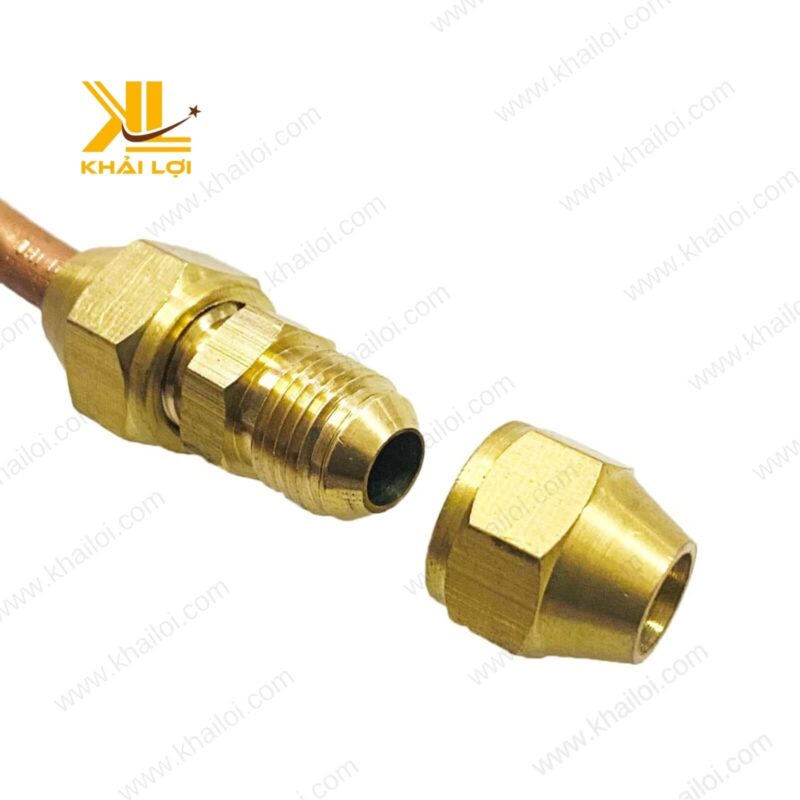 Rắc co số thẳng tháo rời phần ren và bầu ép của Khải Lợi.