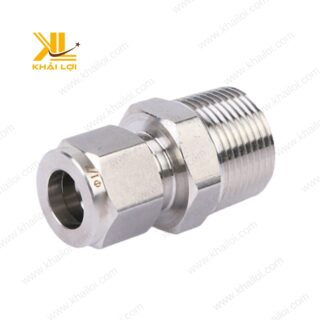 Sản phẩm nối ống inox IHBC bằng ren ngoài siết chặt, thương hiệu Khải Lợi.