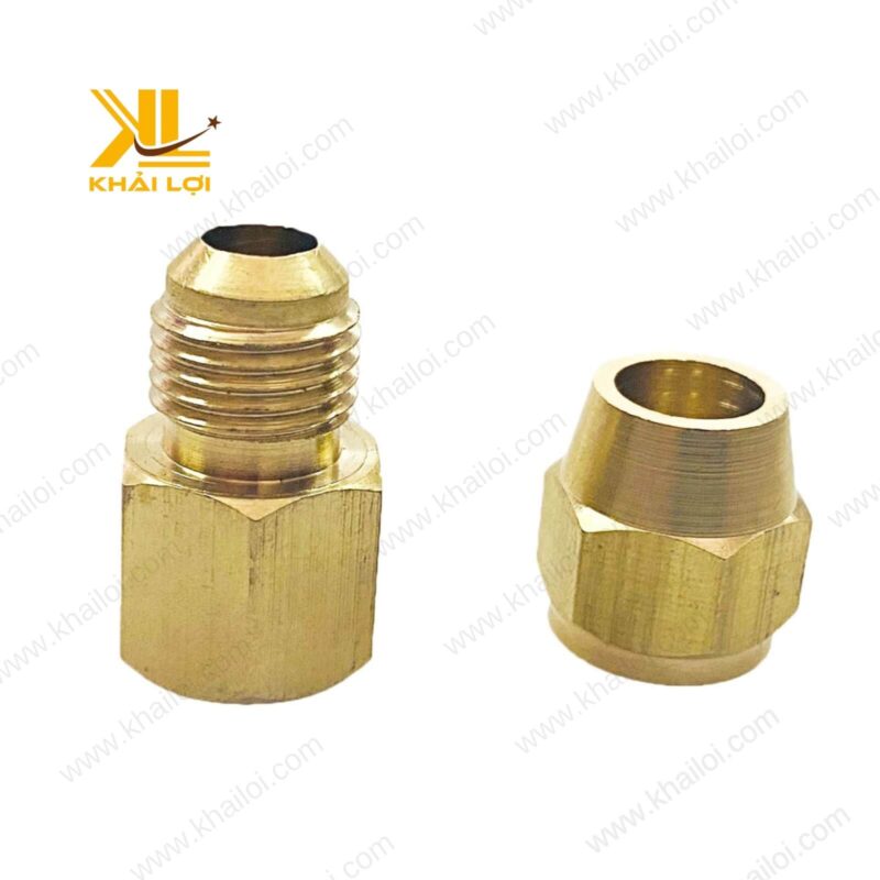 Vật tư kết nối đồng thau bền bỉ cho đường ống công nghiệp.
