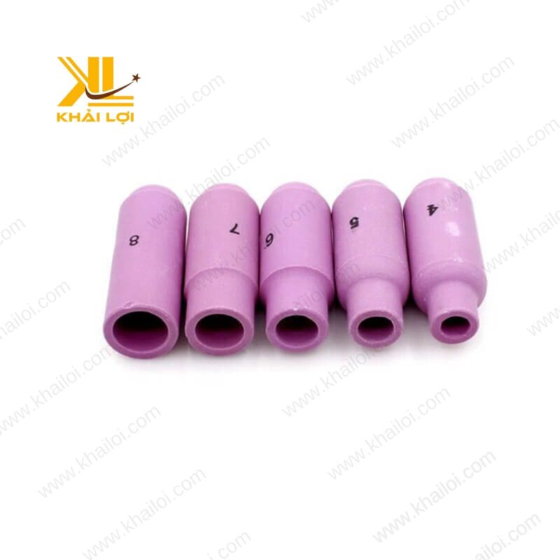 Bộ sứ hàn TIG đủ size từ #4 đến #8 tại Khải Lợi