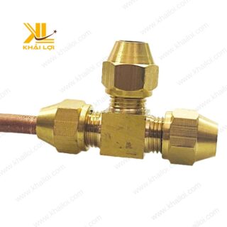 Tê ba đầu lã với kết nối ren sắc nét từ Khải Lợi.