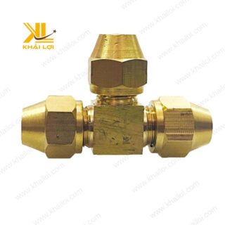 Tê chữ T dùng cho ống đồng đã lã, sản phẩm của Vật tư công nghiệp Khải Lợi.