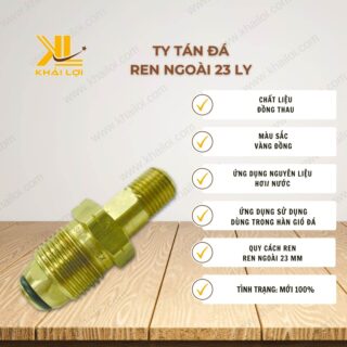 Thông số kỹ thuật Ty Tán Đá Ren Ngoài 23 ly của Vật tư công nghiệp Khải Lợi