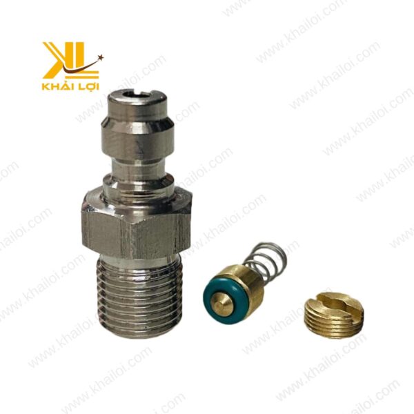 Van nạp khí khí nén inox 304 với thiết kế gọn nhẹ