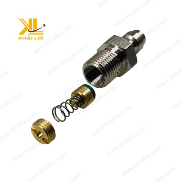 Van 1 chiều nạp khí nén bằng inox 304 chính hãng Vật tư công nghiệp Khải Lợi